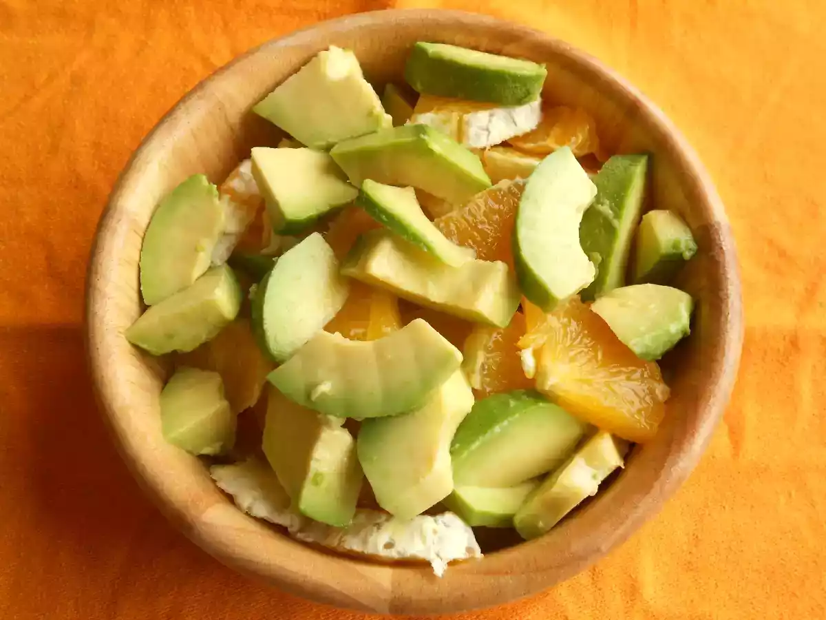 Salada de Laranja e Abacate