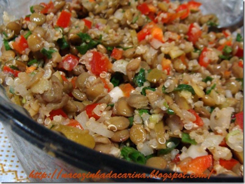 Salada De Lentilha E Quinoa