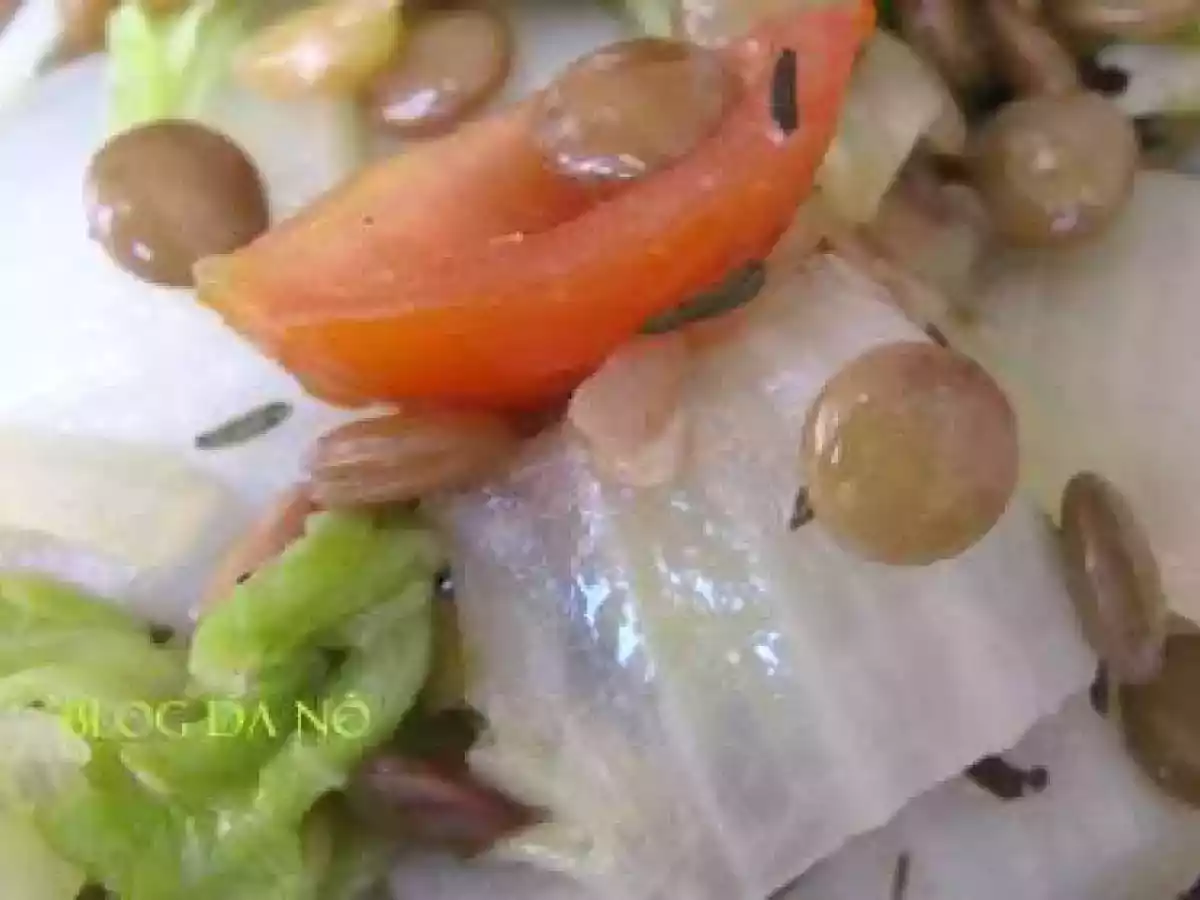 Salada de Lentilhas e Acelga