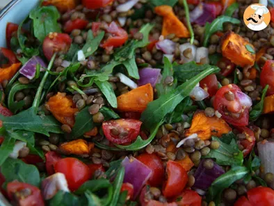 Salada de lentilhas e batata doce - foto 3
