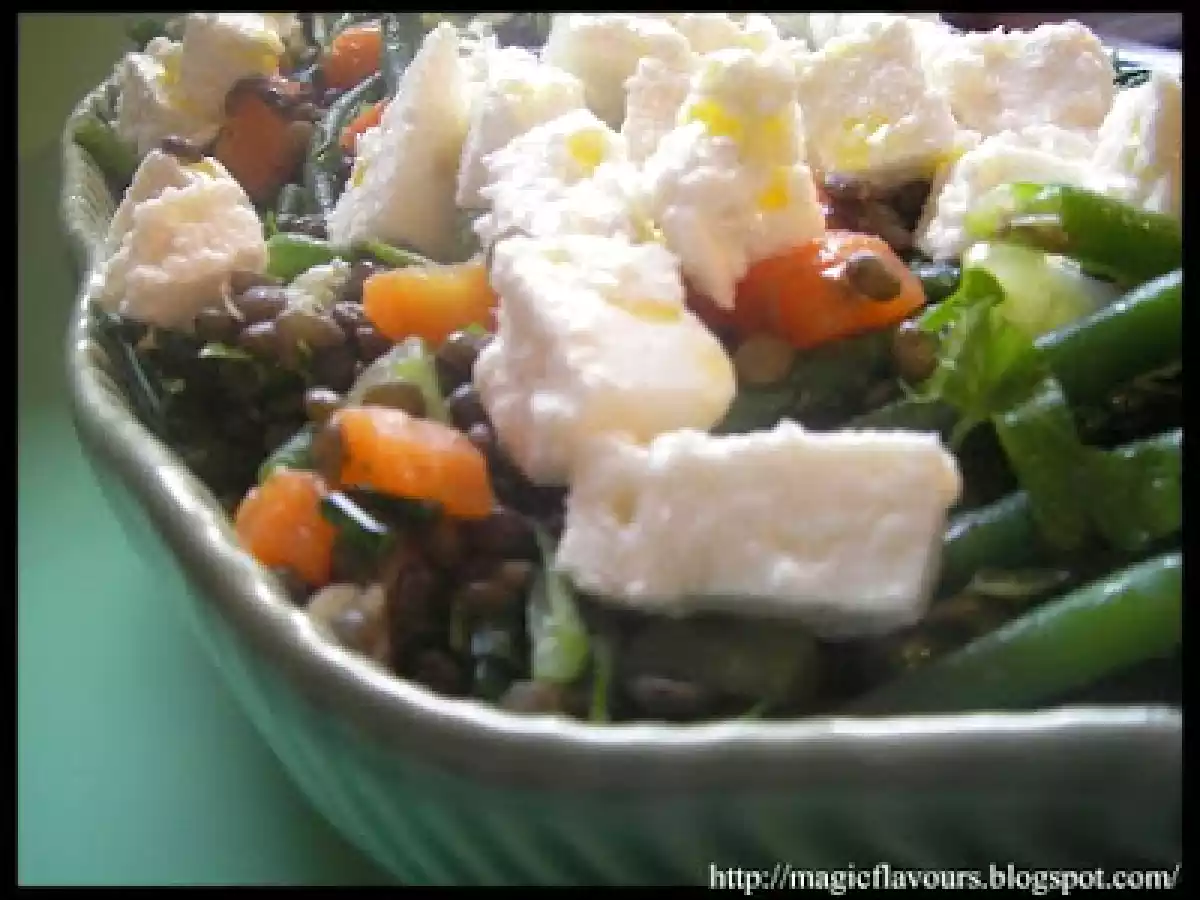 Salada de lentilhas e queijo feta - foto 2