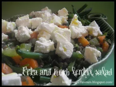 Salada de lentilhas e queijo feta, foto 3