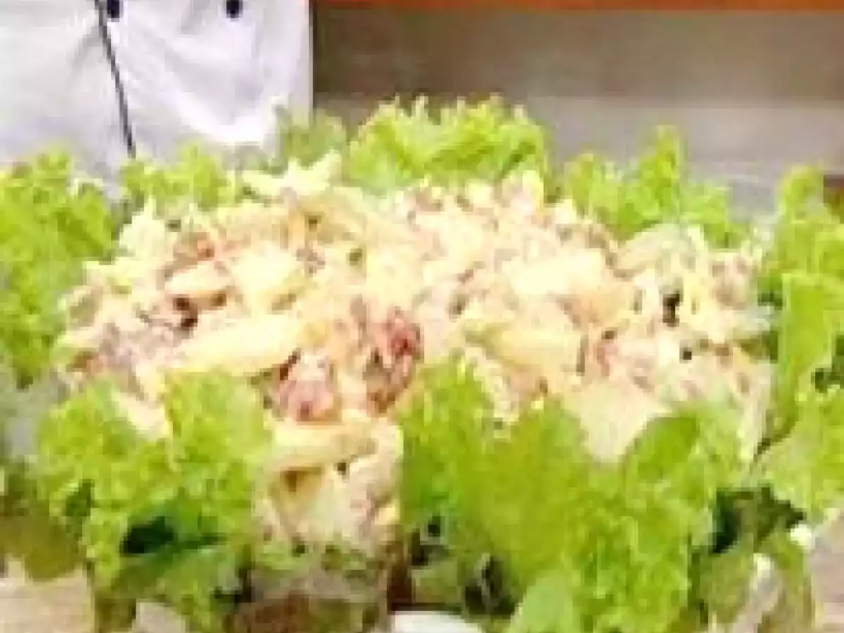 Salada de Maçã com Folhas Verdes