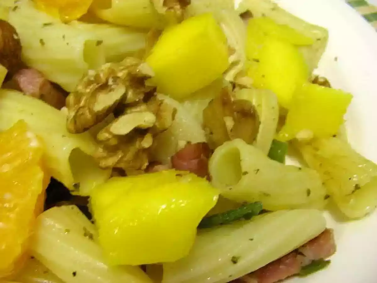 Salada de macarrão riscado - foto 3