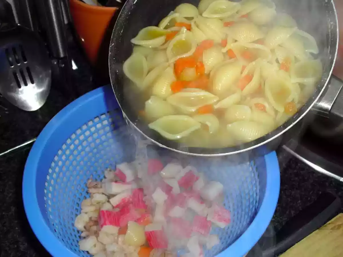 Salada de massa com couve roxa - foto 4
