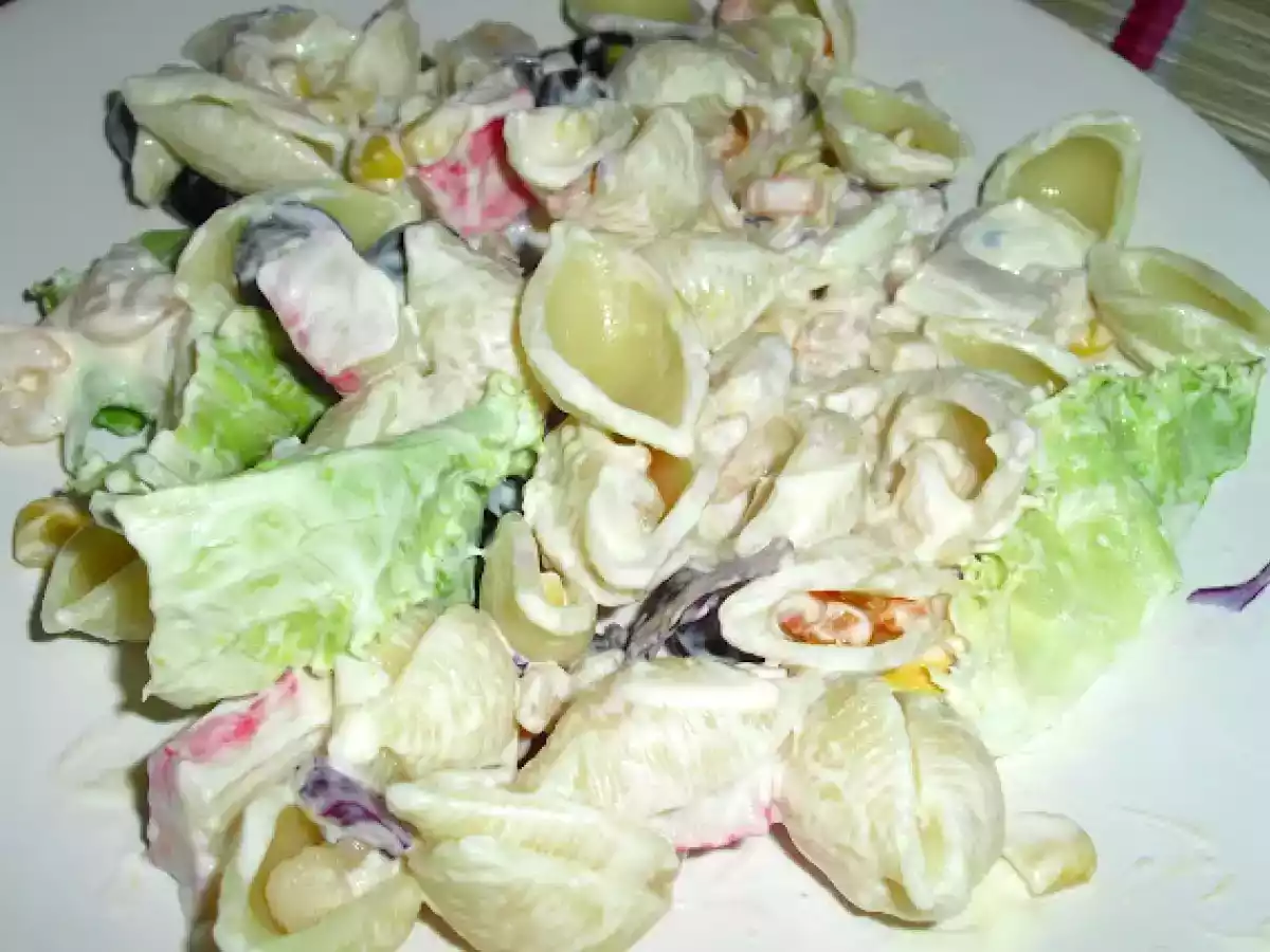 Salada de massa com couve roxa - foto 7