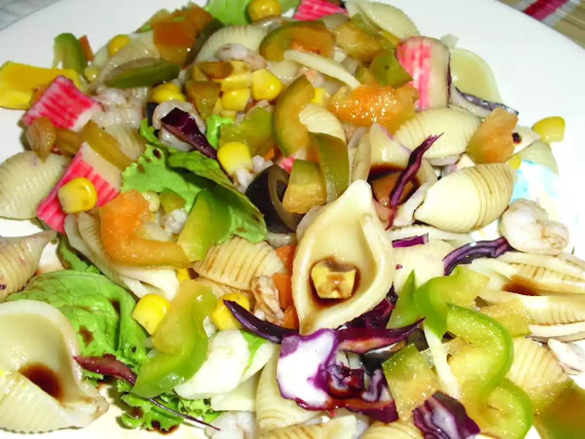 Salada de massa com couve roxa - foto 10
