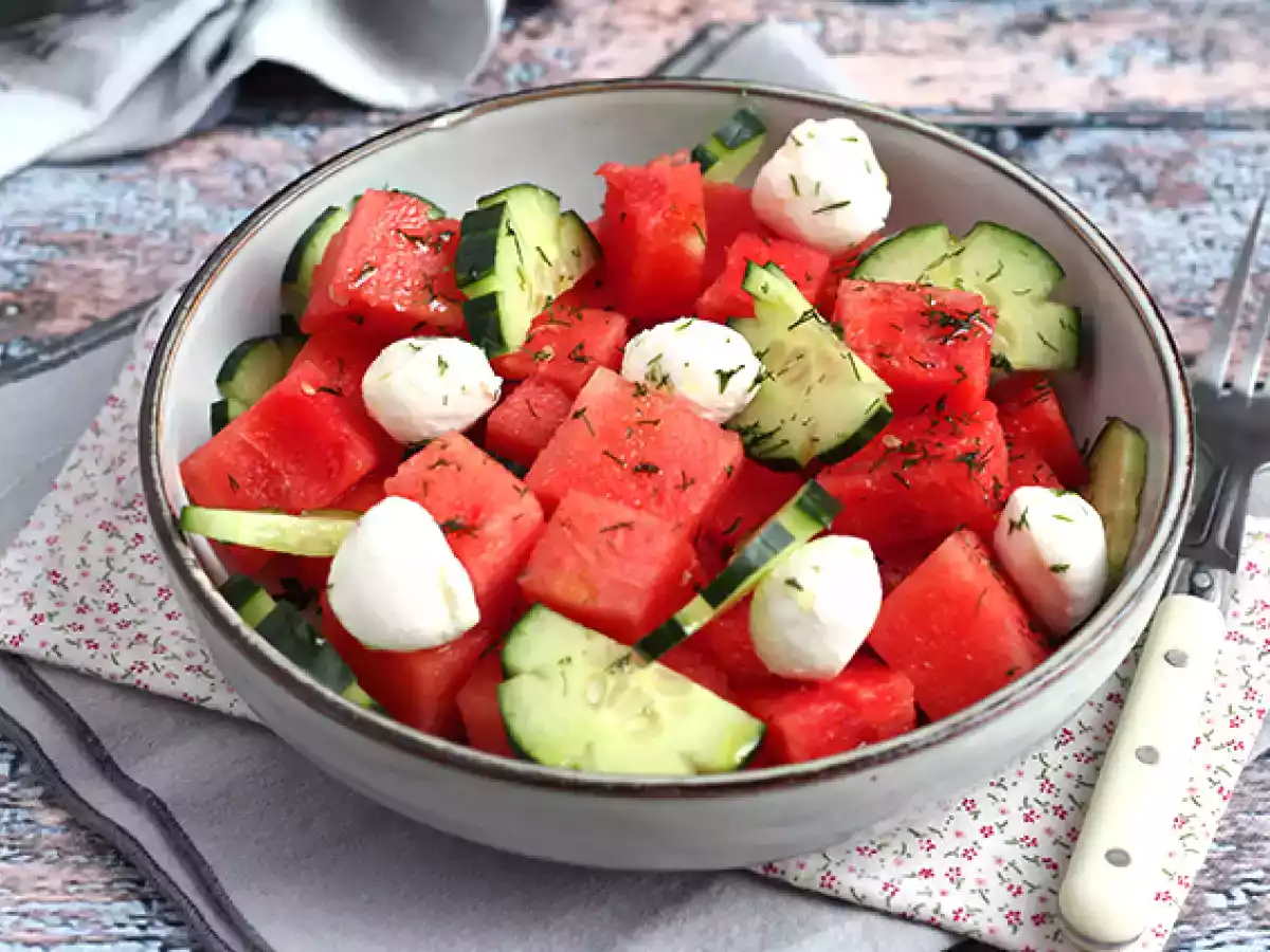 Salada de melancia e pepino - foto 2