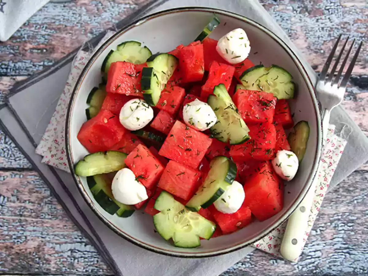 Salada de melancia e pepino - foto 3