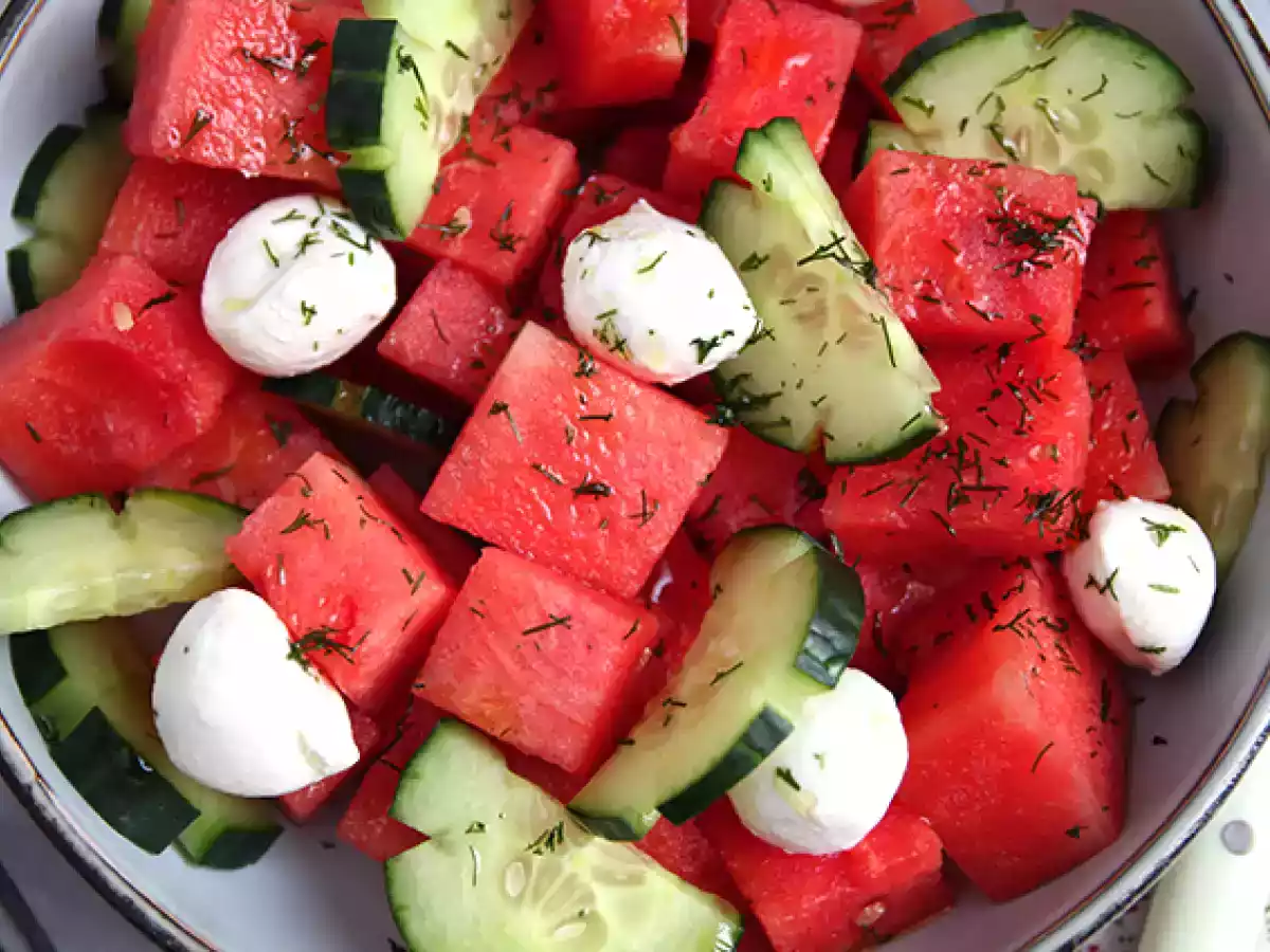 Salada de melancia e pepino - foto 4