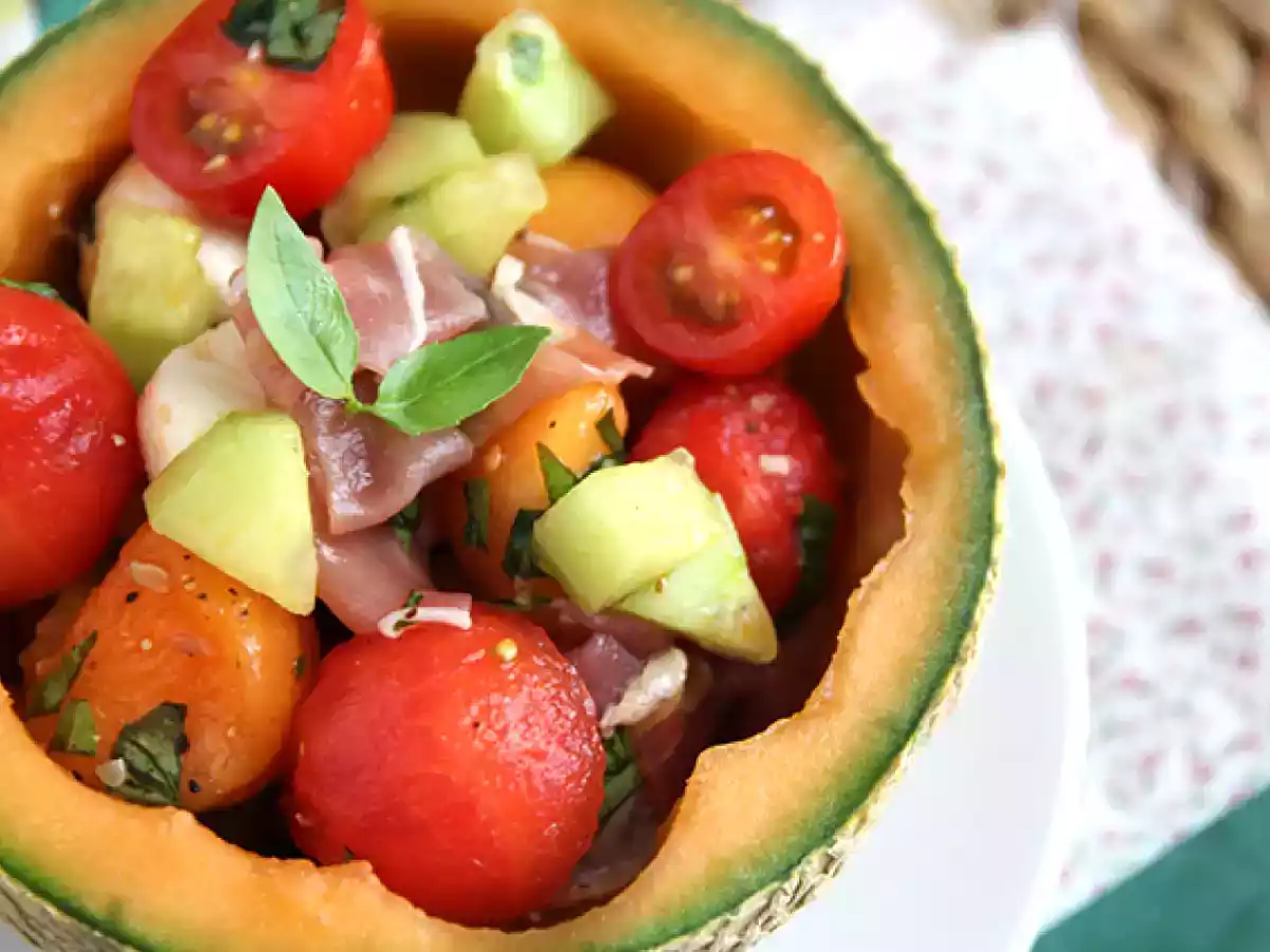 Salada de melão colorida - foto 5
