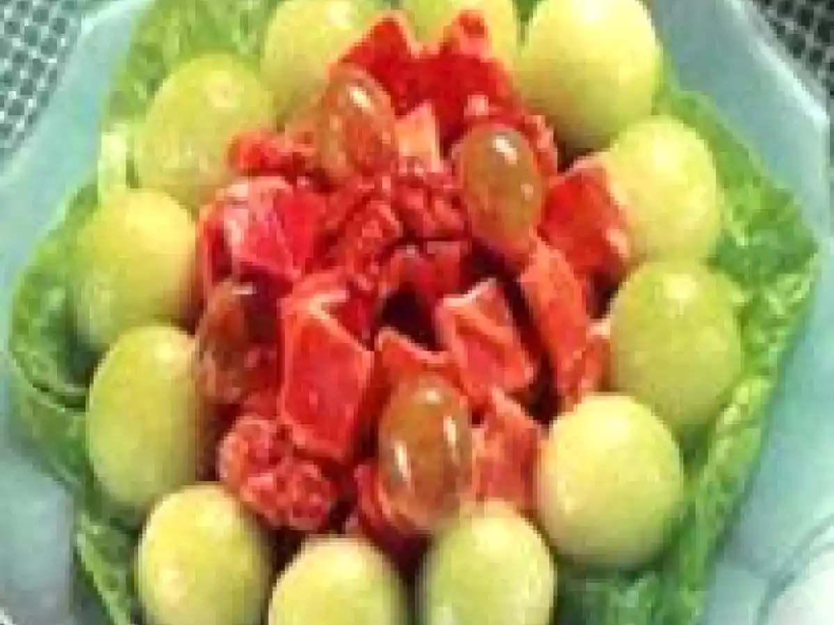 Salada de Melão com Presunto