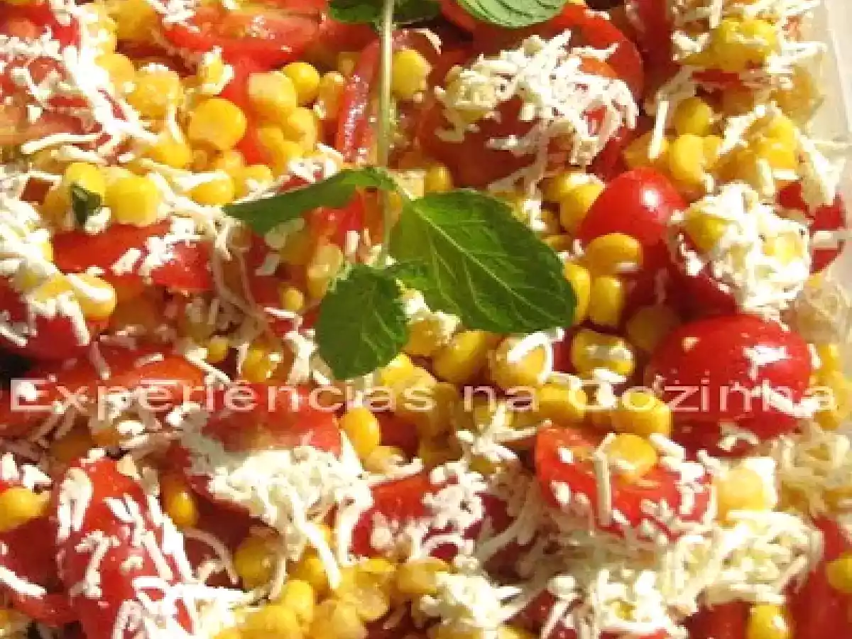 Salada de Milho e Tomate
