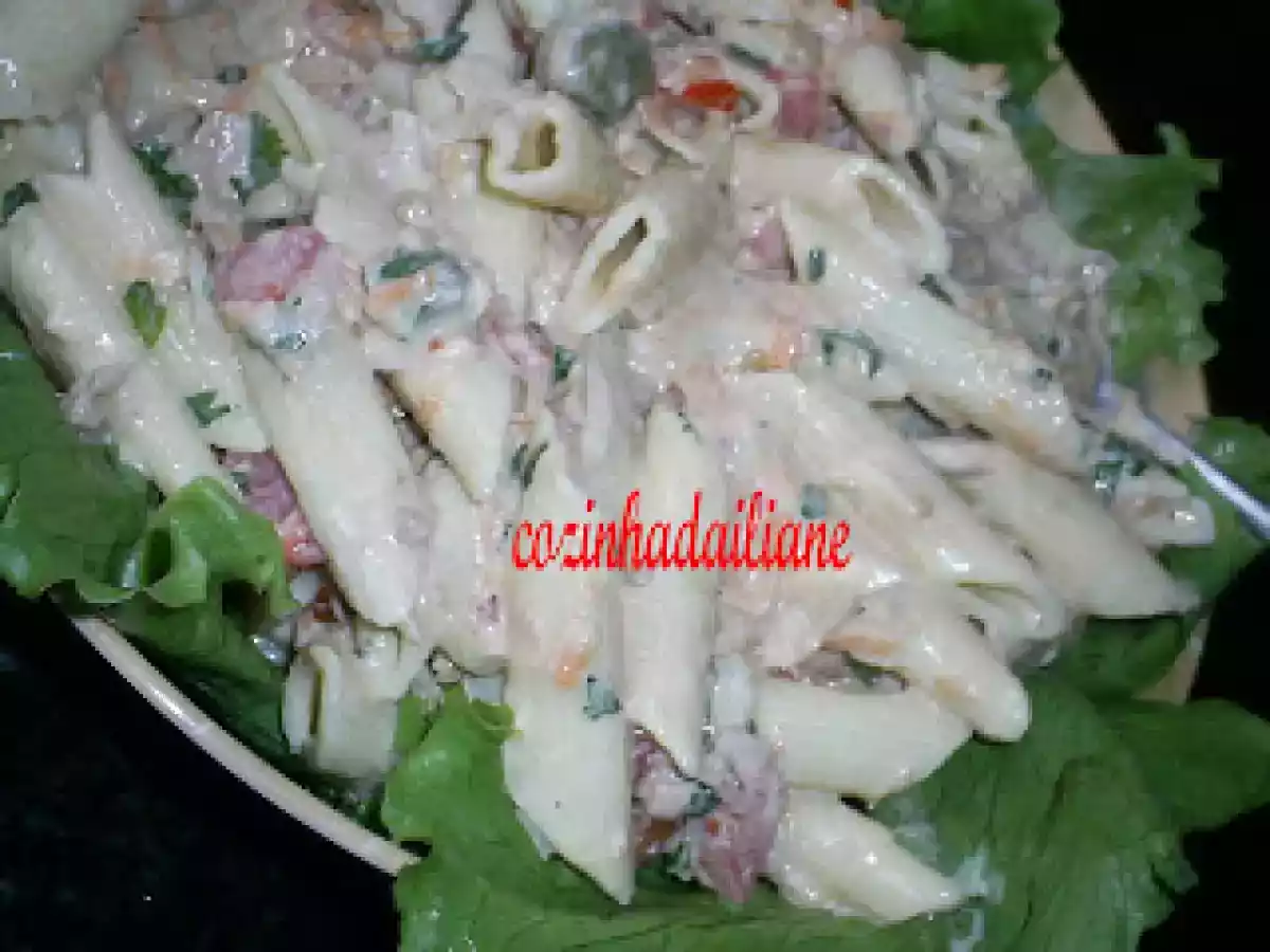 Salada de penne com atum..e... muito calor!! - foto 2