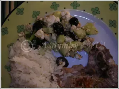Salada de Pepino com Azeitonas e Queijo Feta - foto 2