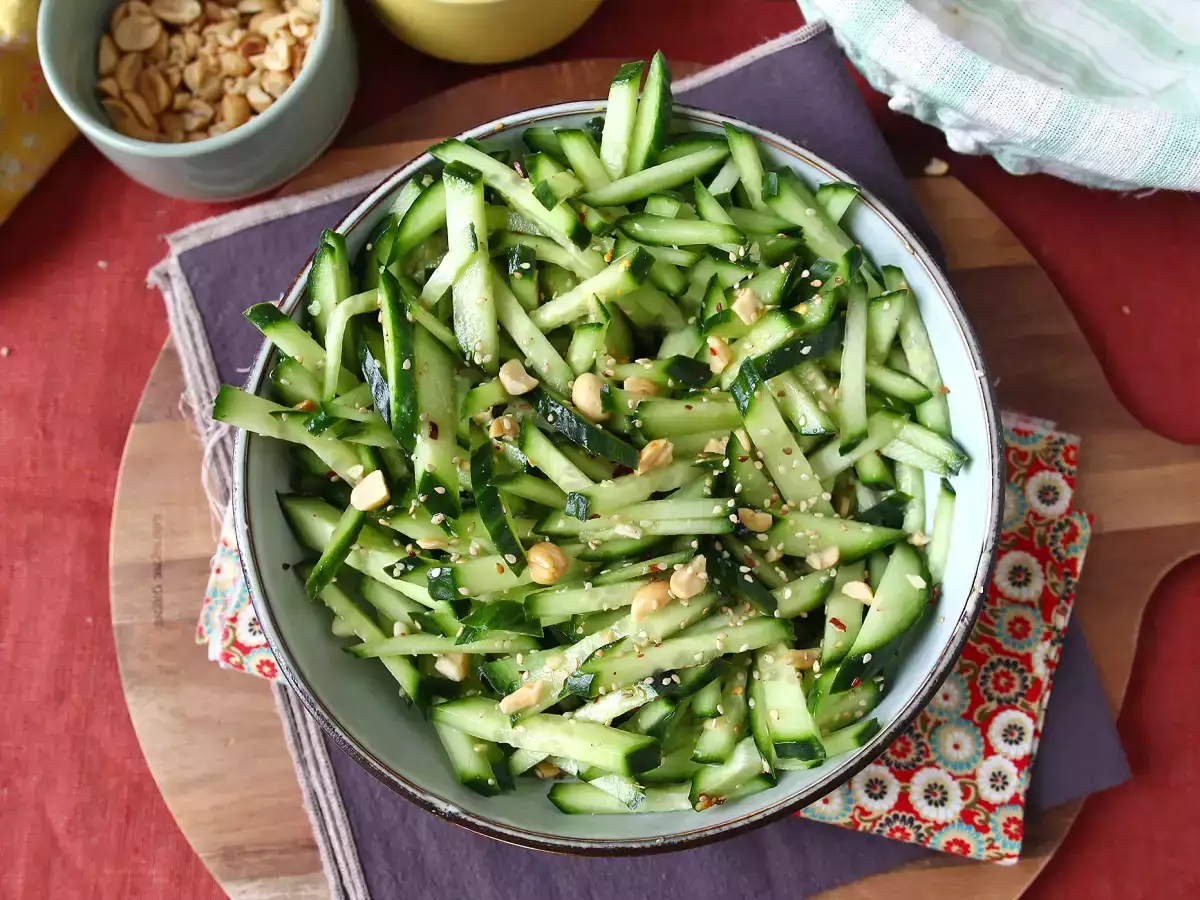 Salada de pepino picante com amendoim - foto 6