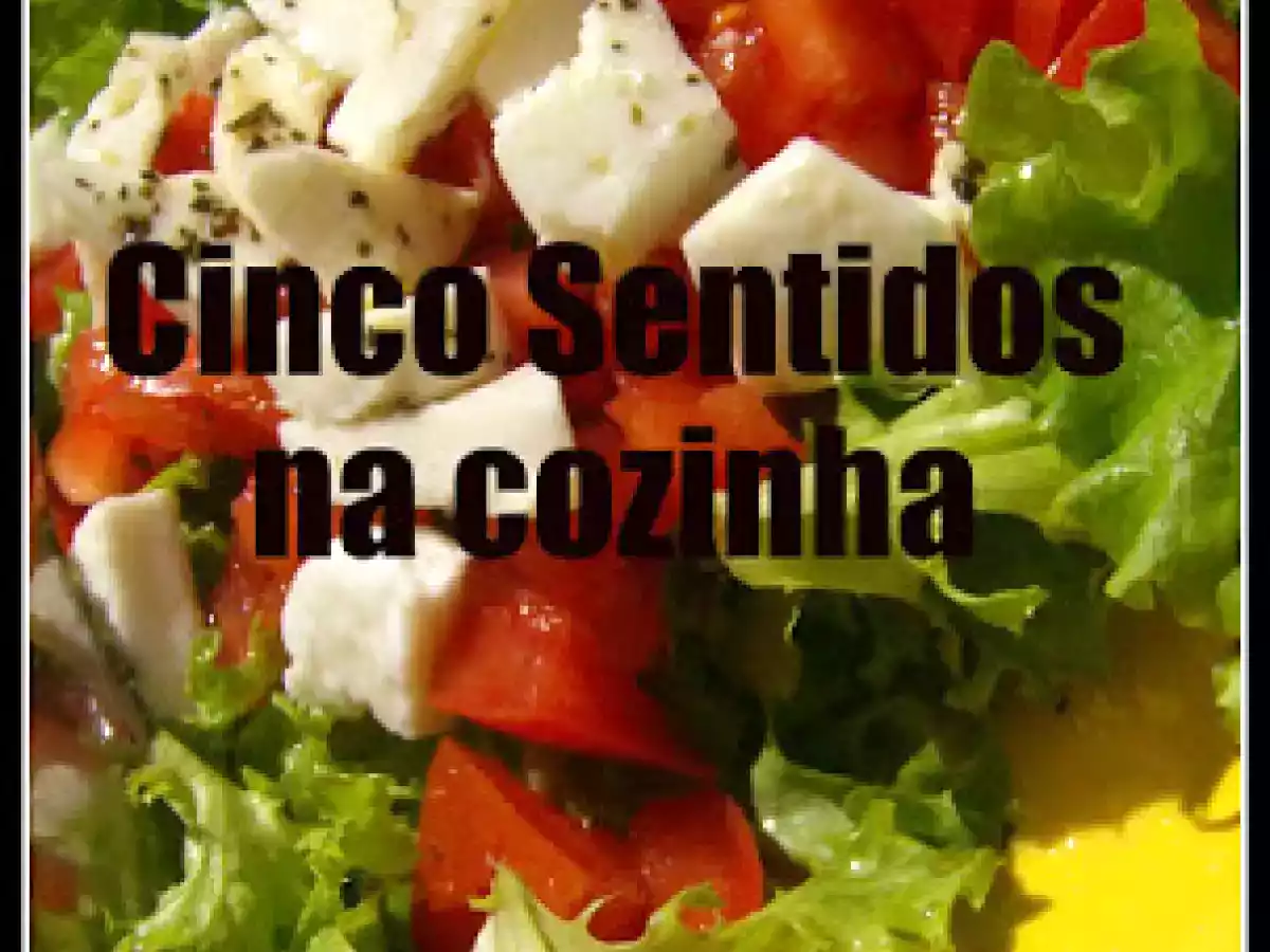Salada de queijo feta