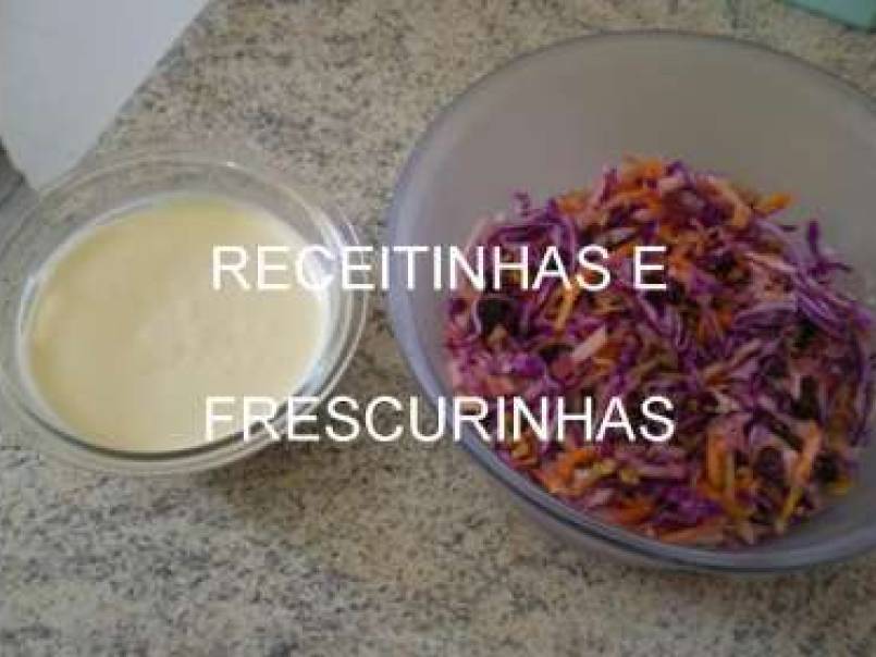 Salada De Repolho Roxo Com Nozes