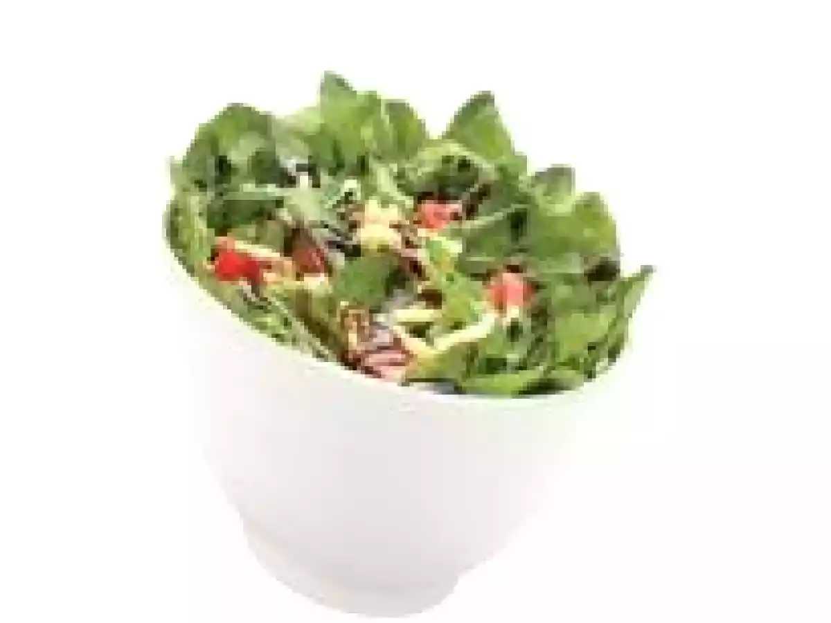 Salada de rúcula com morango