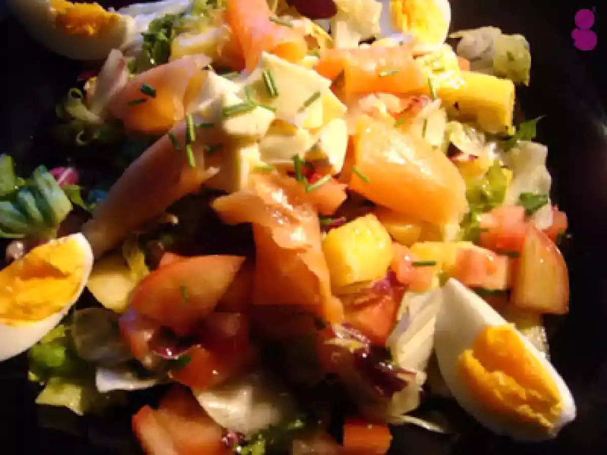 Salada de Salmão