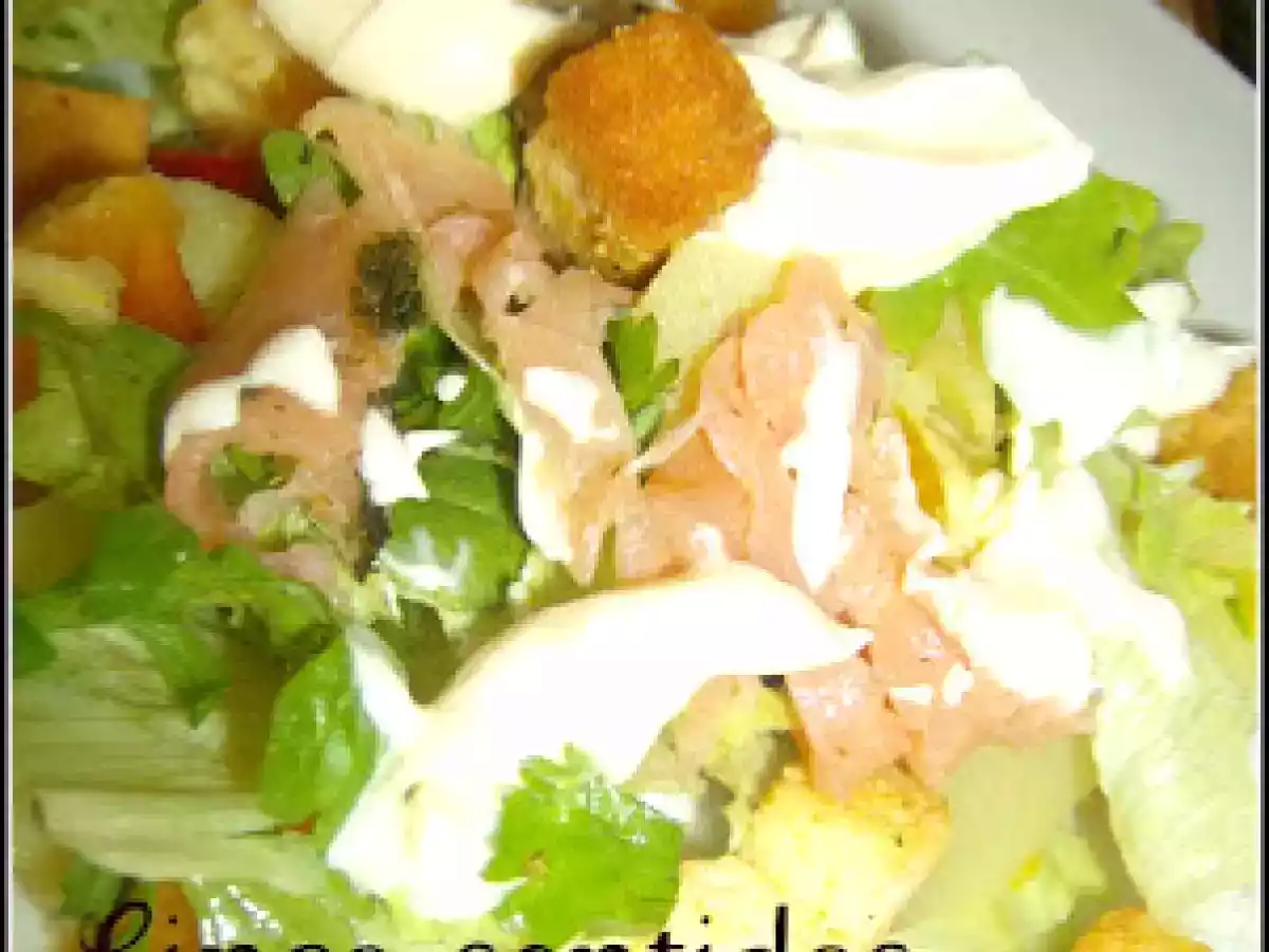 Salada de salmão fumado e laranja - foto 2
