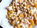 Salada de salmão, grão de bico e laranja, foto 2
