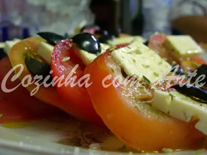 Salada de tomate com queijo feta, foto 2