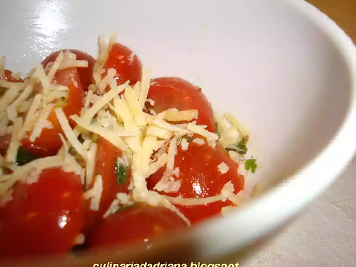 Salada de tomates cereja