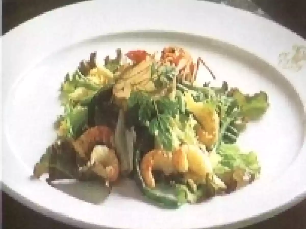 Salada de Vagem com Camarão