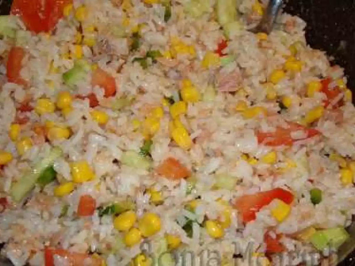 Salada fria de Arroz