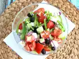 Salada grega (ou Horiatiki Salata), foto 1