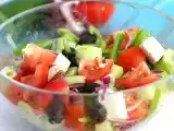 Salada grega (ou Horiatiki Salata), foto 2