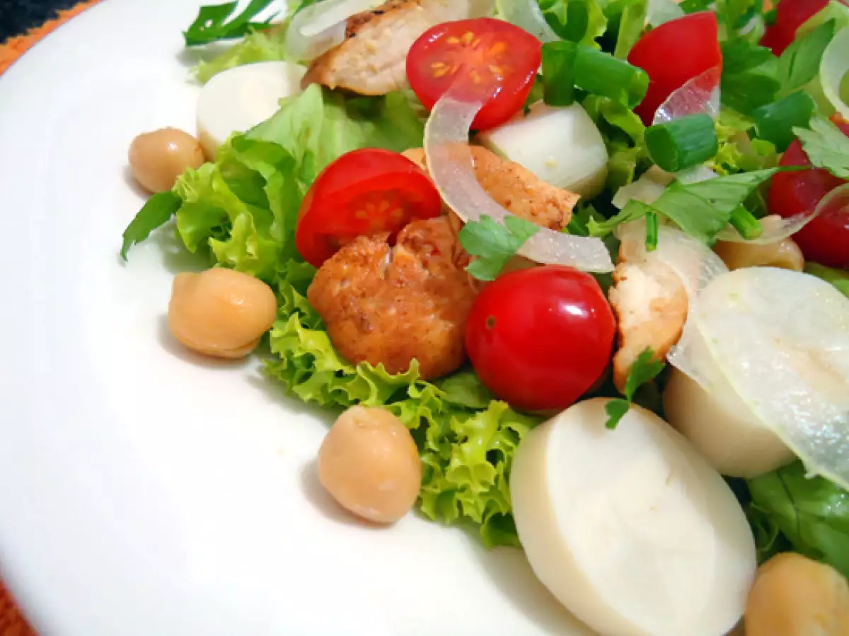 Salada Mista com Filé de Peito de Frango Grelhado - foto 3
