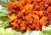 Salada persa de cenoura (vegana)