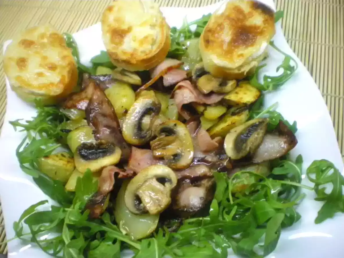 Salada quente à campestre