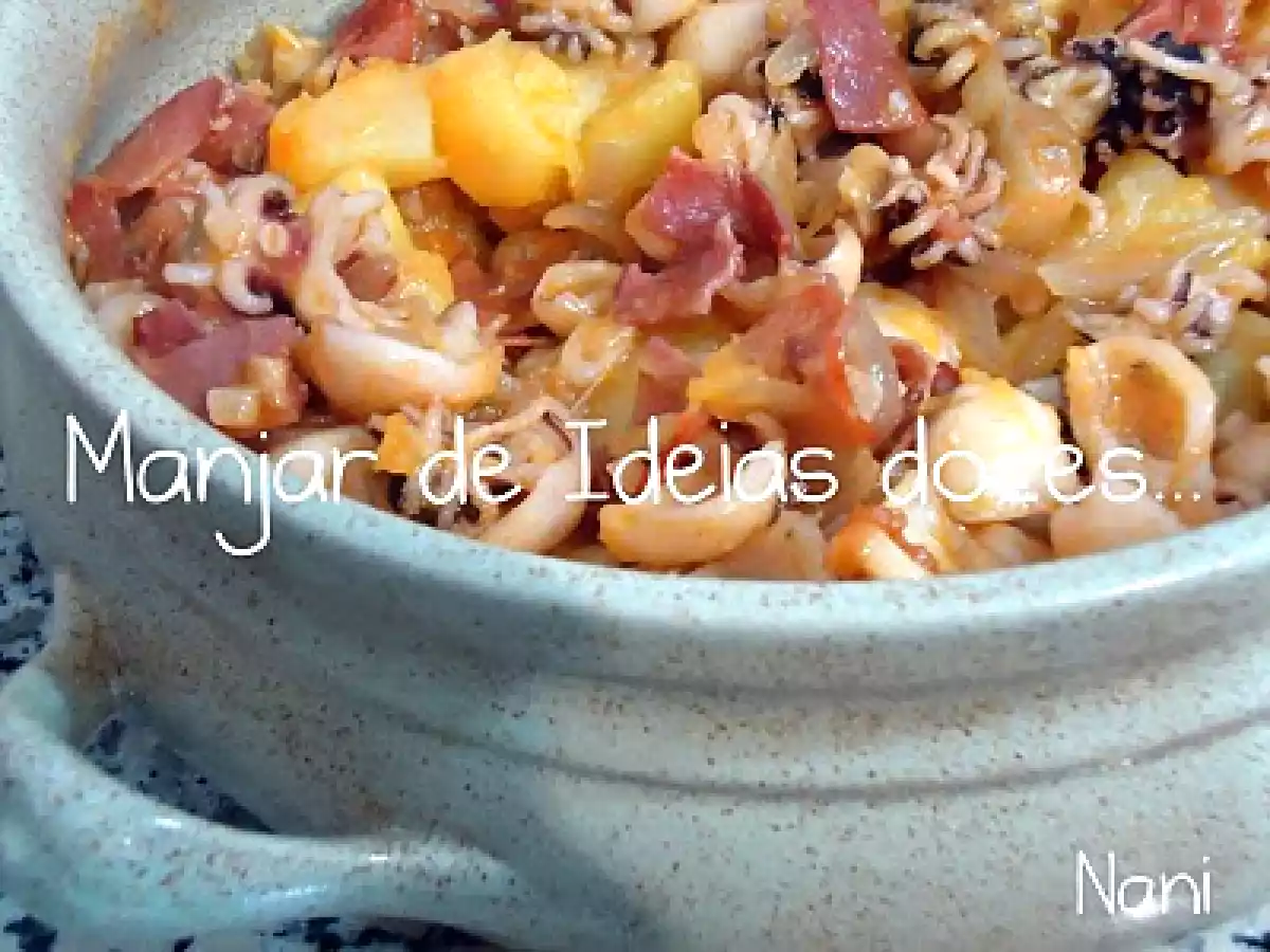 Salada Quente de Choco com Batata