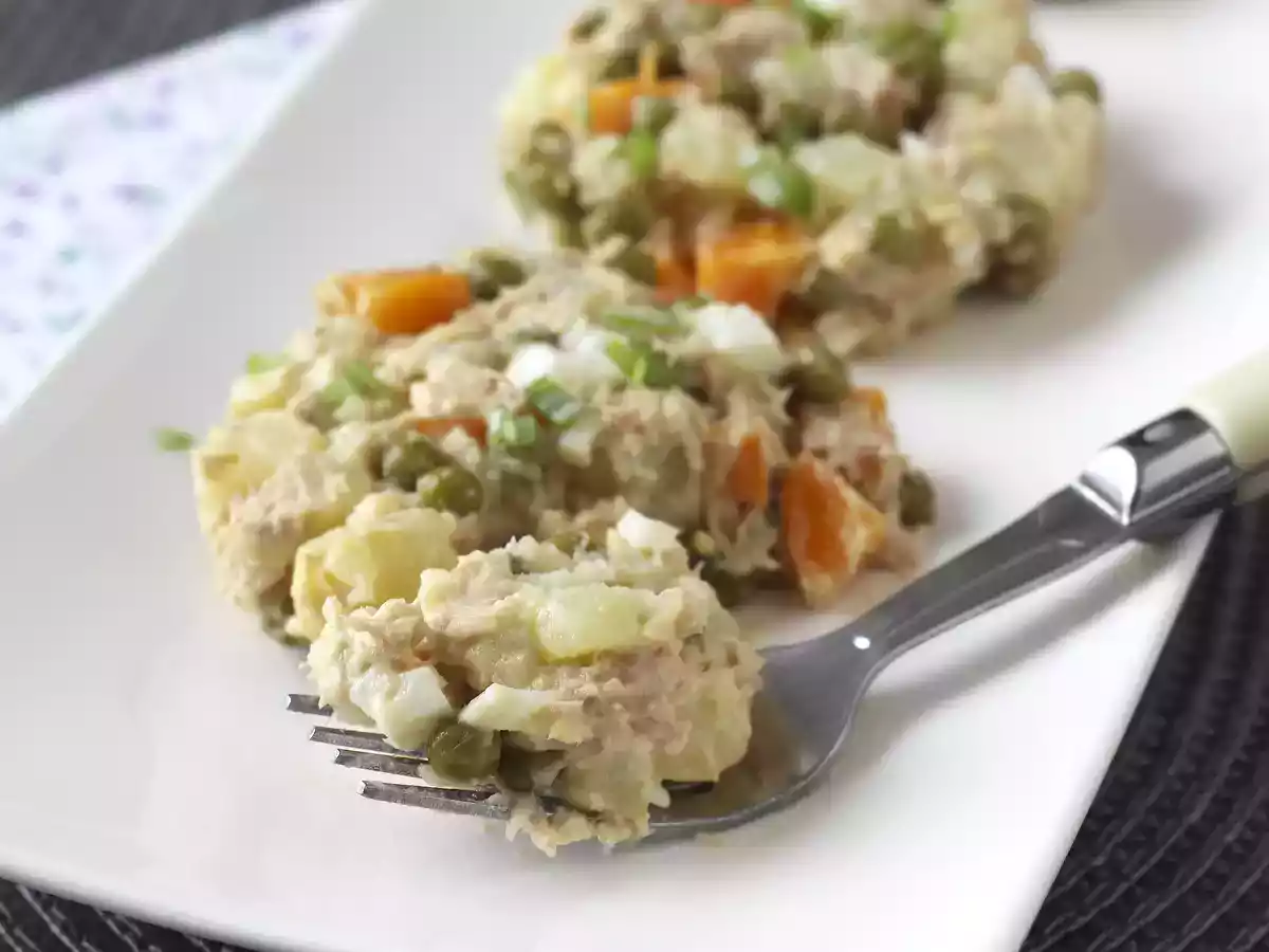 Salada russa com maionese caseira - foto 2