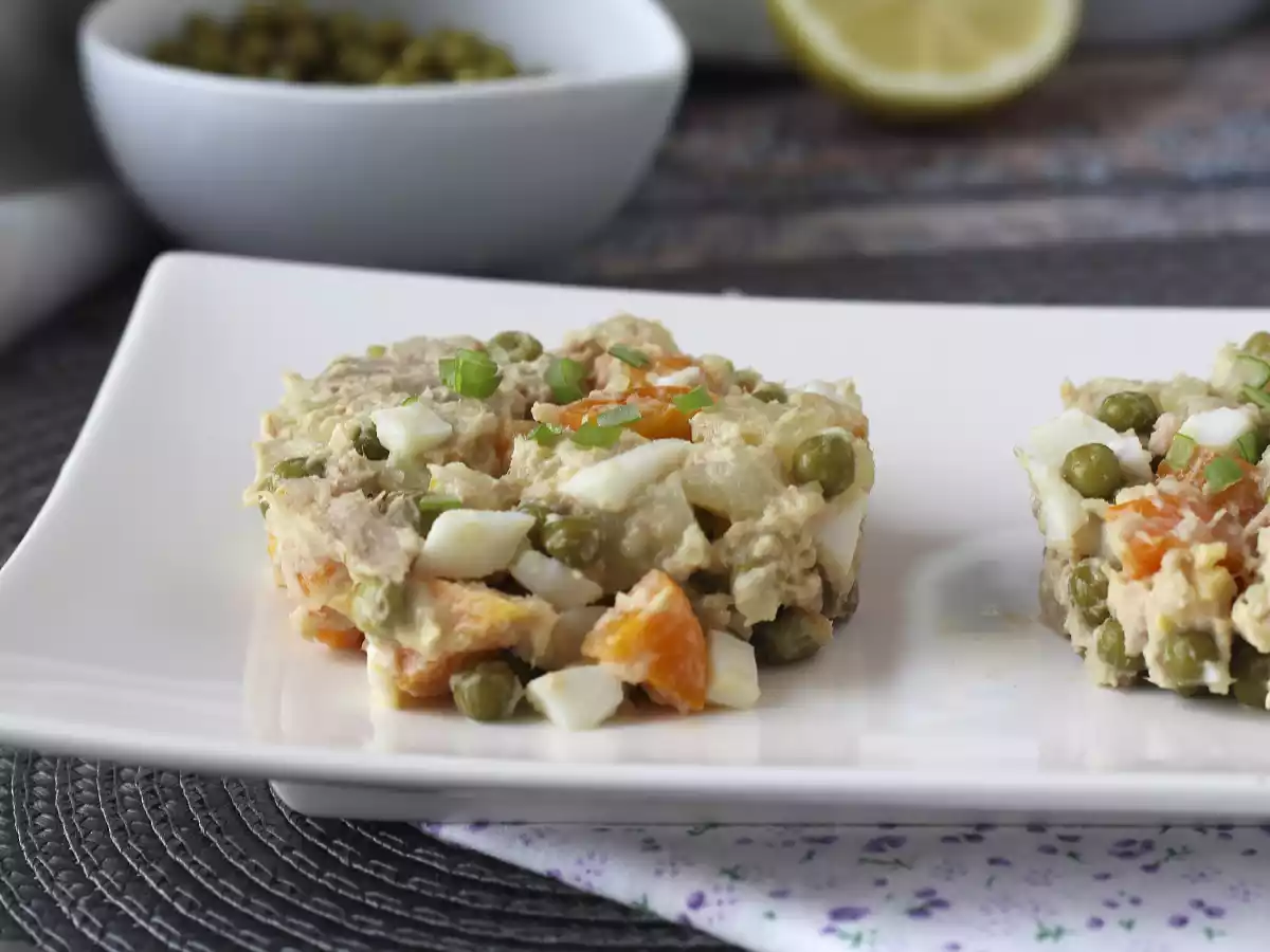 Salada russa com maionese caseira - foto 5