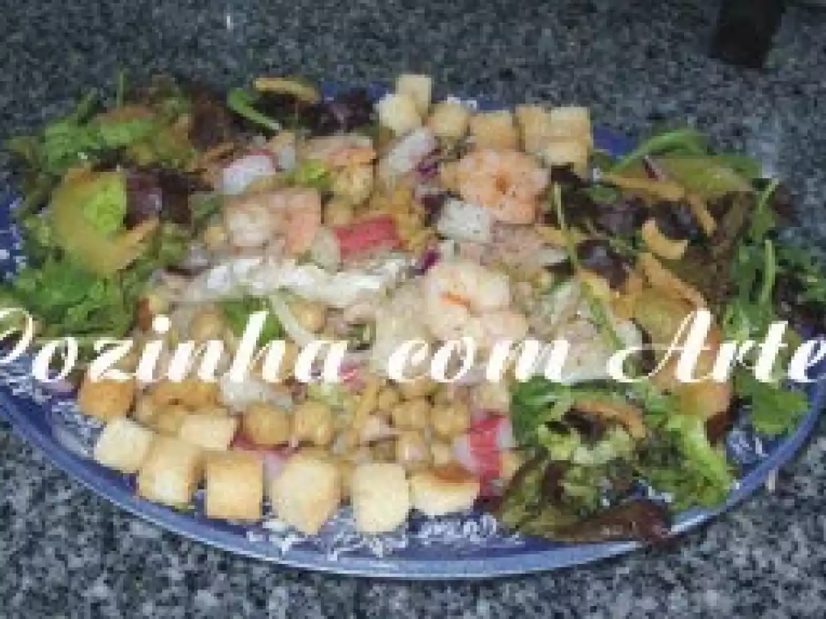 Salada terra e mar