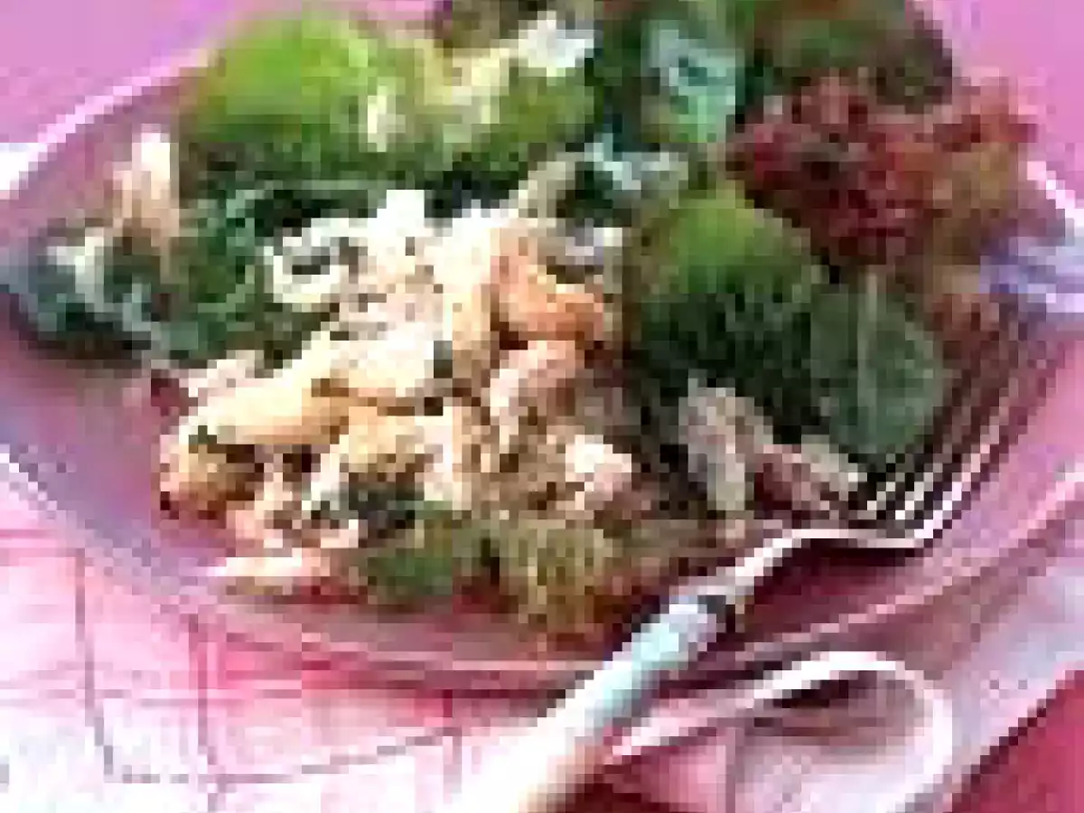 Salada tropical de sapateira
