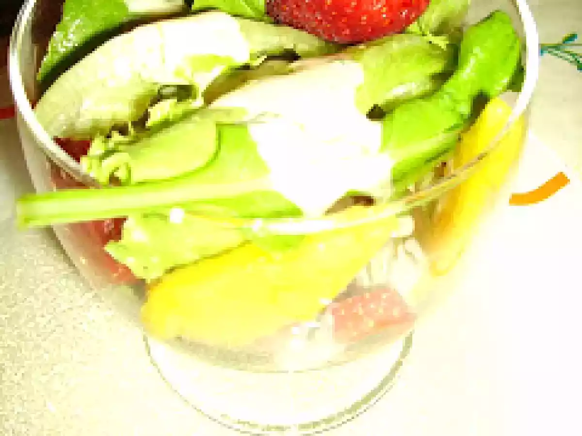 Salada Verão e Molho de iogurte e mel