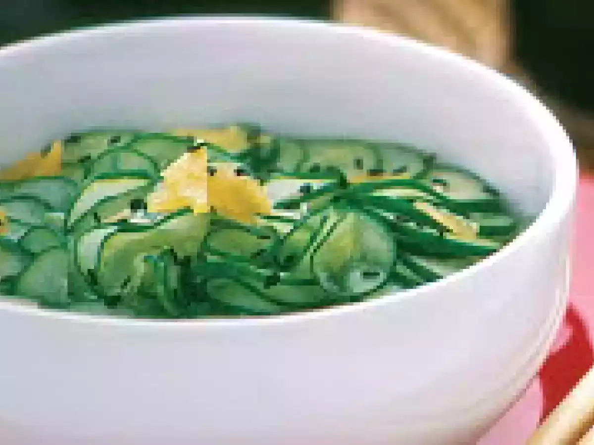 Saladinha de Pepino (vegana)