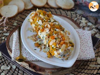 Salame de cream cheese com damasco e amêndoas: o aperitivo perfeito para dias de festas!