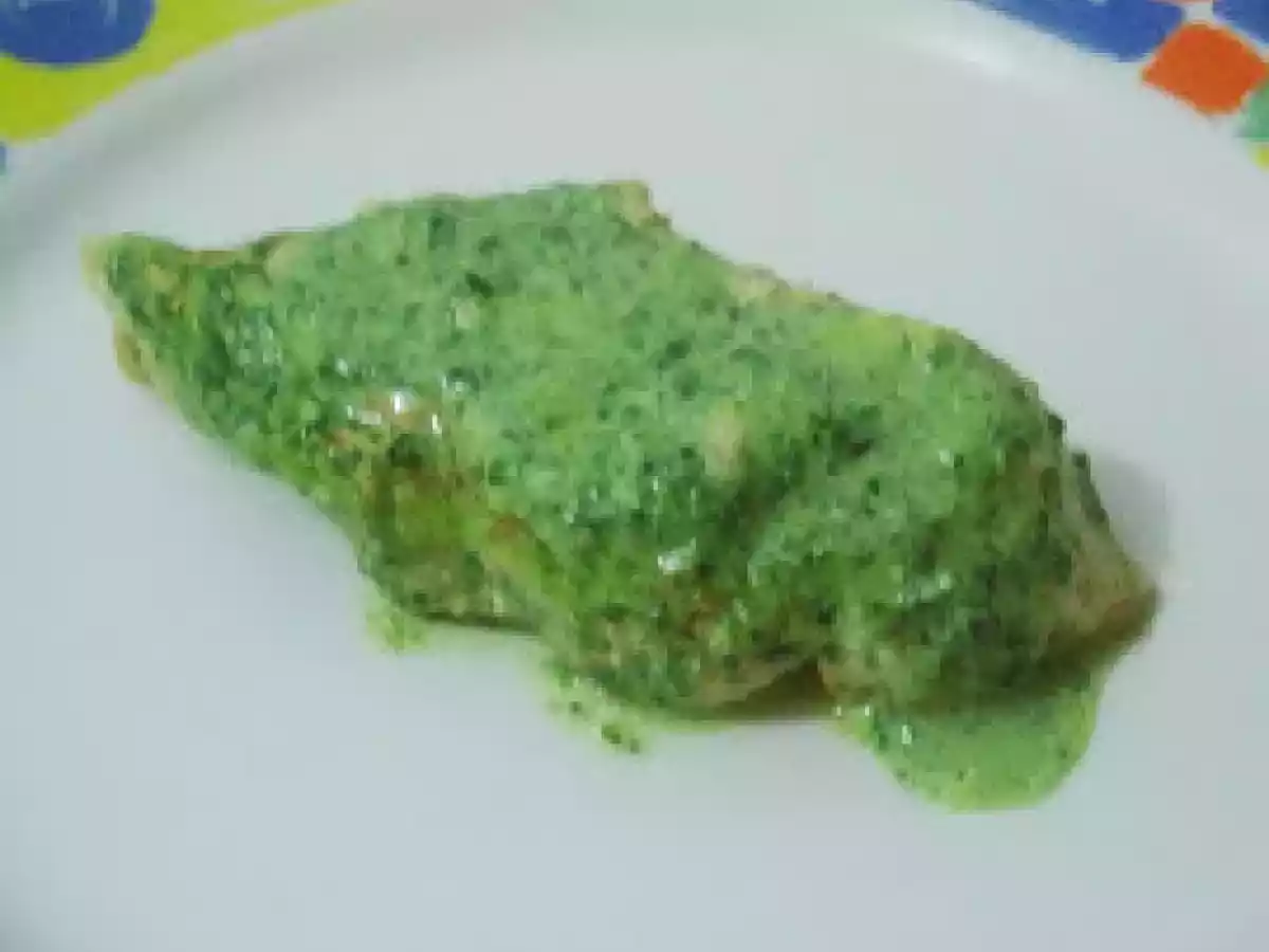 Salmão ao creme de espinafre