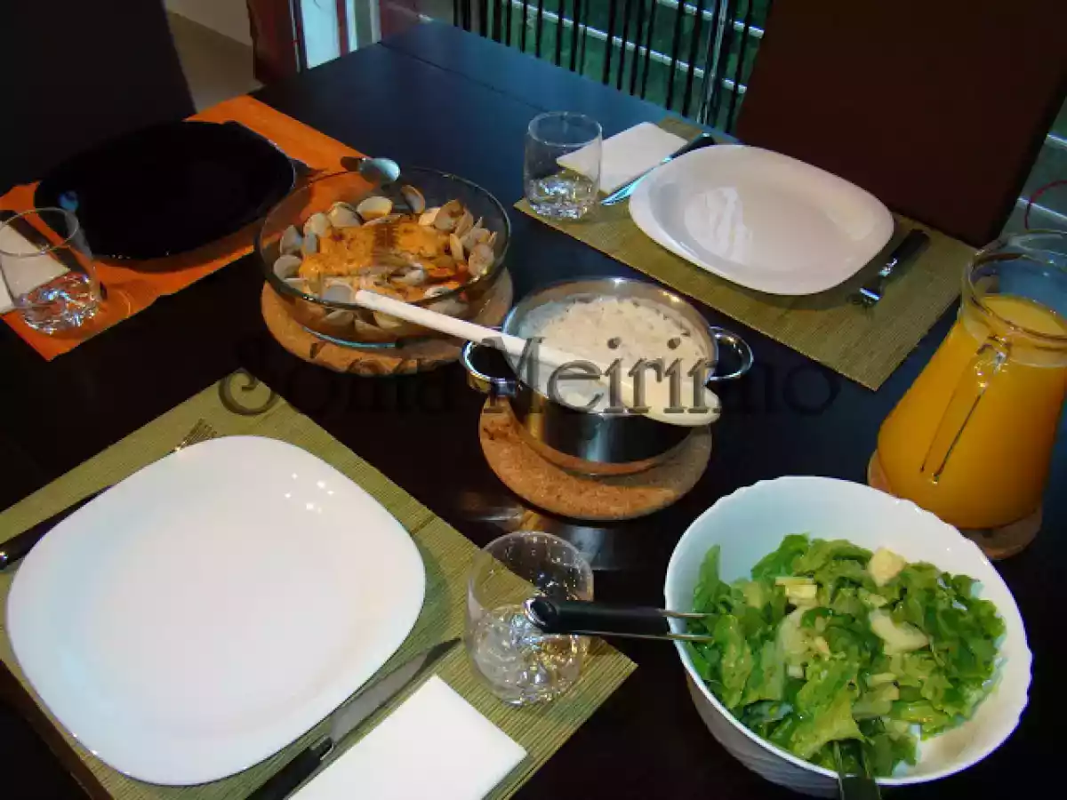 Salmão assado no Forno com Amêijoas - foto 2