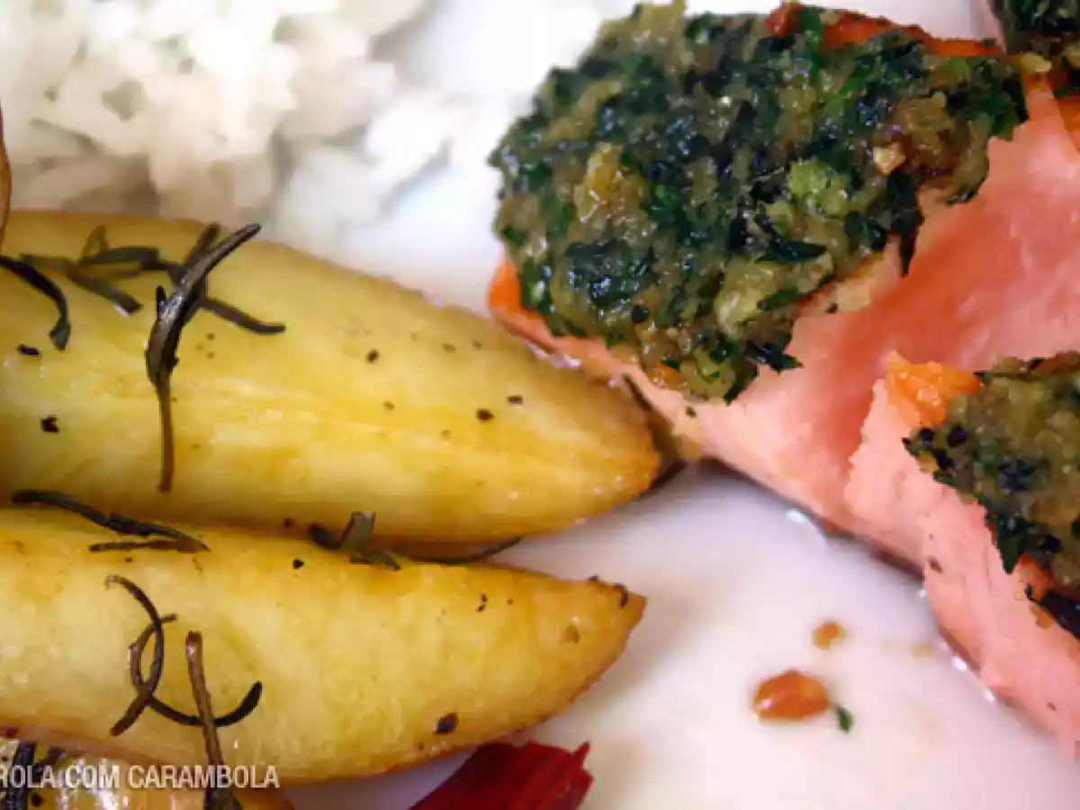 Salmão com crosta de ervas e castanha de caju - foto 2