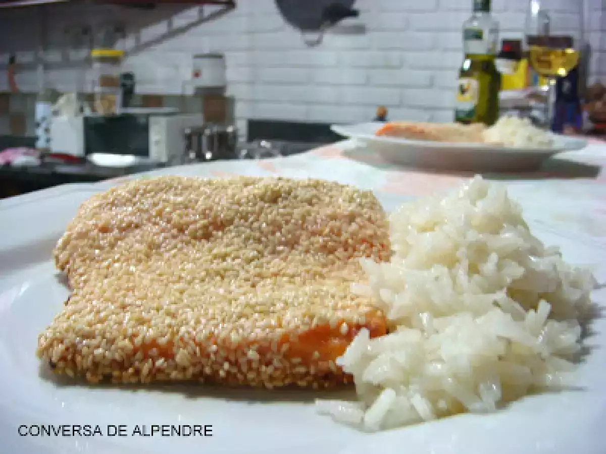 SALMÃO COM CROSTA DE GERGELIM E ARROZ ORIENTAL - foto 2