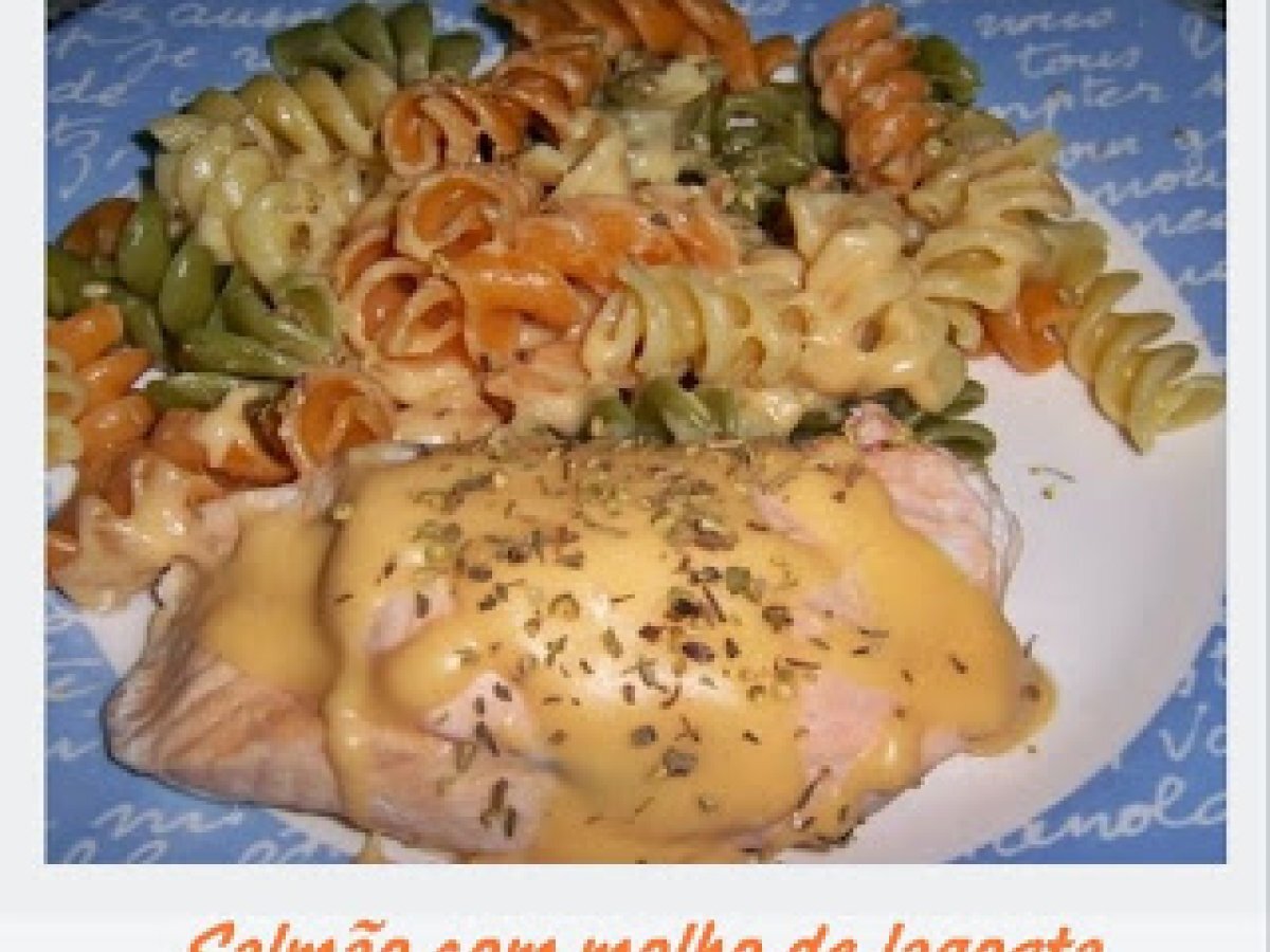 Salmão com molho de lagosta