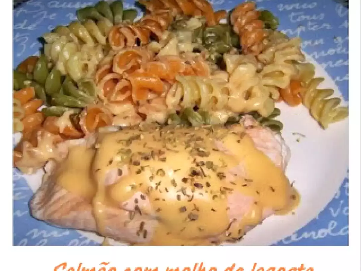 Salmão com molho de lagosta