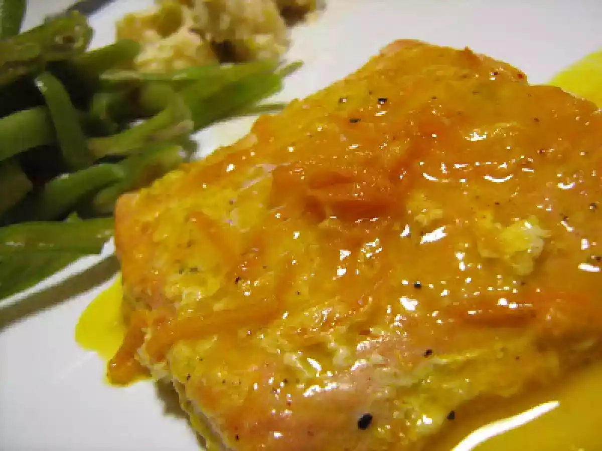 Salmão com Molho de Laranja